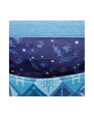 Sac à bandoulière Loungefly - Harry Potter Hogwarts Denim
