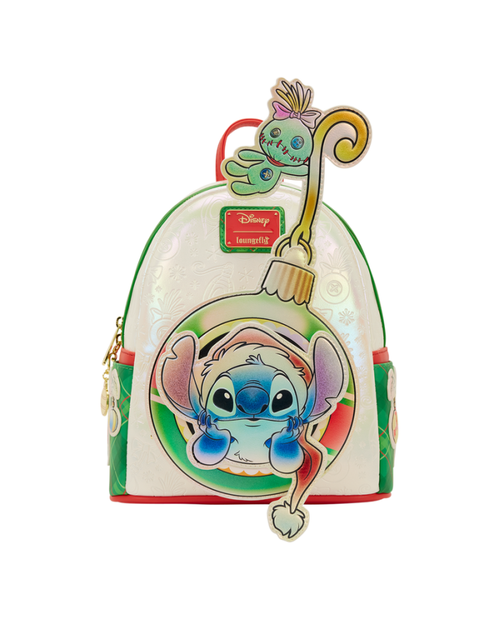 Sac à dos Loungefly - Stitch & Scrump Iridescent Holiday Ornament