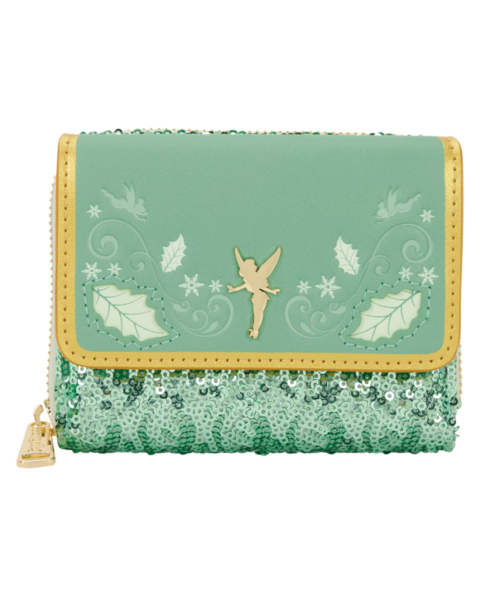 Portefeuille Loungefly - Peter Pan Tinker Bell Holiday Sequin
