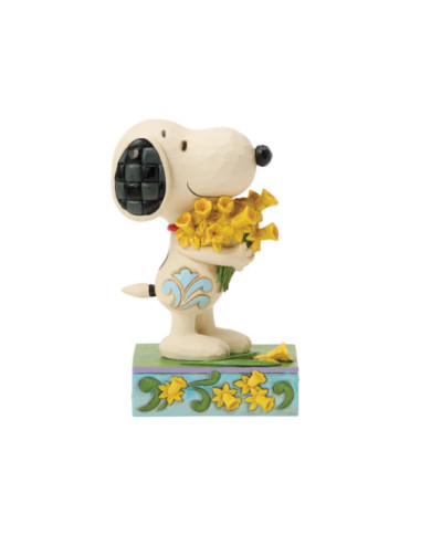 Peanuts by Jim Shore - Figurine Snoopy Bouquet de Jonquilles