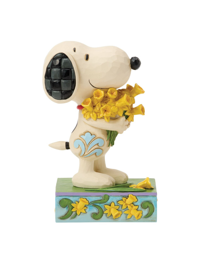 Peanuts by Jim Shore - Figurine Snoopy Bouquet de Jonquilles