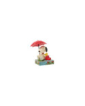 Peanuts by Jim Shore - Figurine Snoopy et Woodstock Parapluie