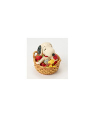 Peanuts by Jim Shore - Figurine Snoopy et Woodstock Panier Fraises