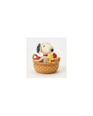 Peanuts by Jim Shore - Figurine Snoopy et Woodstock Panier Fraises