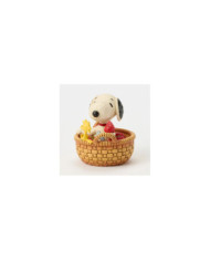 Peanuts by Jim Shore - Figurine Snoopy et Woodstock Panier Fraises