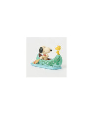 Peanuts by Jim Shore - Figurine Snoopy et Woodstock Barque