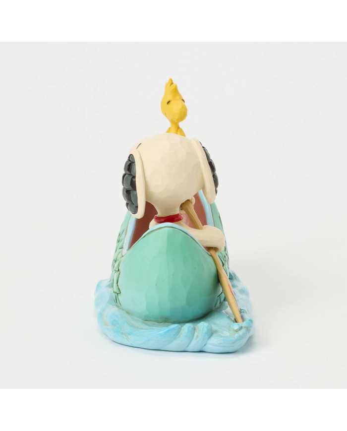 Peanuts by Jim Shore - Figurine Snoopy et Woodstock Barque