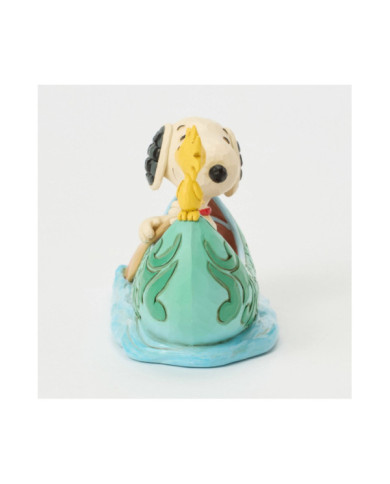 Peanuts by Jim Shore - Figurine Snoopy et Woodstock Barque