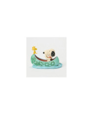 Peanuts by Jim Shore - Figurine Snoopy et Woodstock Barque