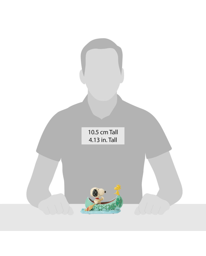 Peanuts by Jim Shore - Figurine Snoopy et Woodstock Barque