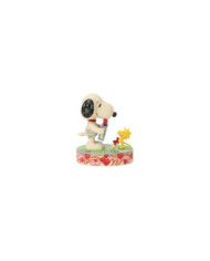 Peanuts by Jim Shore - Figurine Snoopy et Woodstock Cadeaux St Valentin