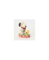 Peanuts by Jim Shore - Figurine Snoopy et Woodstock Cadeaux St Valentin