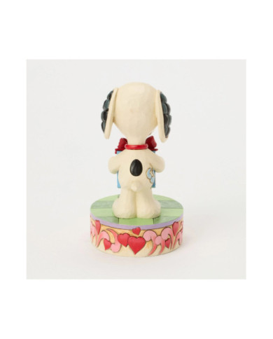 Peanuts by Jim Shore - Figurine Snoopy et Woodstock Cadeaux St Valentin