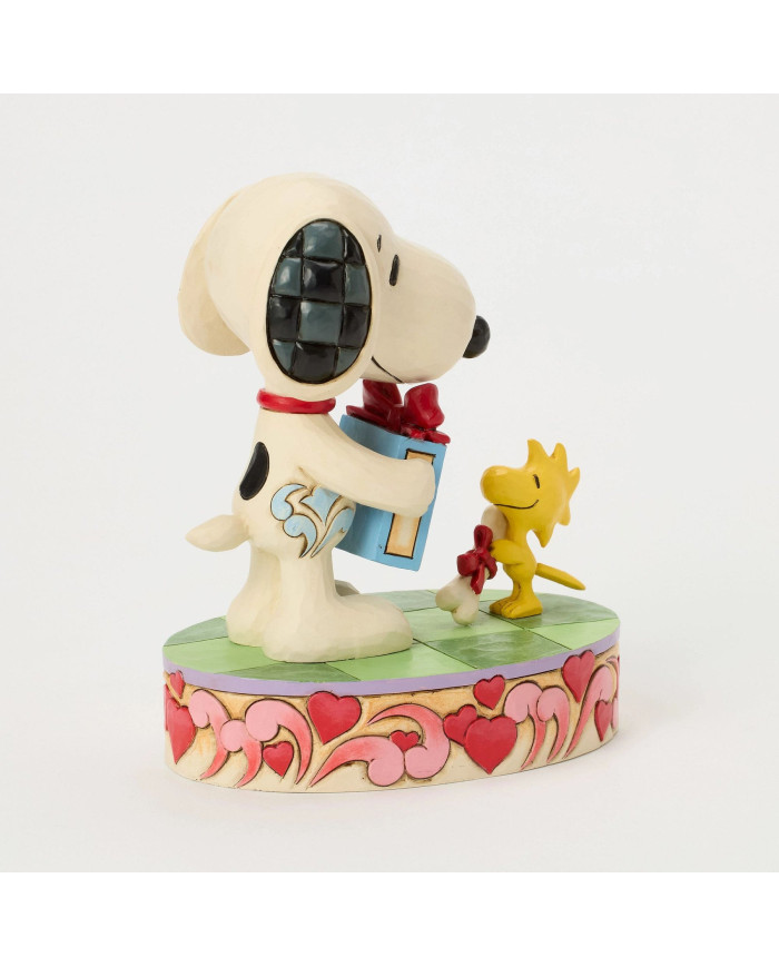 Peanuts by Jim Shore - Figurine Snoopy et Woodstock Cadeaux St Valentin
