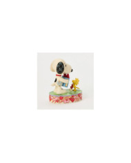 Peanuts by Jim Shore - Figurine Snoopy et Woodstock Cadeaux St Valentin