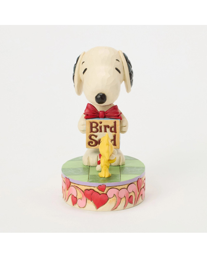 Peanuts by Jim Shore - Figurine Snoopy et Woodstock Cadeaux St Valentin