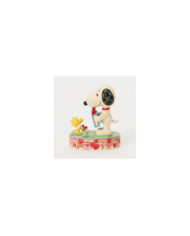 Peanuts by Jim Shore - Figurine Snoopy et Woodstock Cadeaux St Valentin