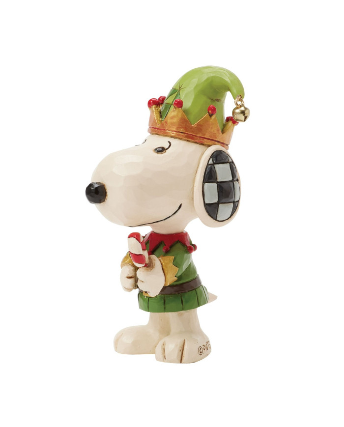 Peanuts by Jim Shore - Mini Figurine Snoopy Elf de Noël