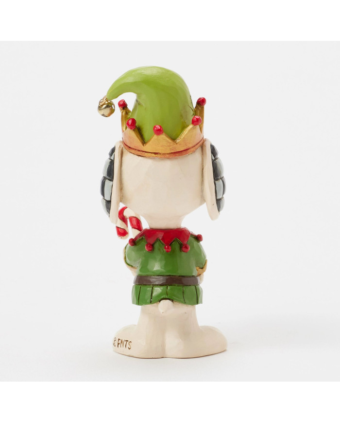 Peanuts by Jim Shore - Mini Figurine Snoopy Elf de Noël