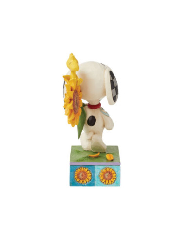 Peanuts by Jim Shore - Figurine Snoopy et Woodstock Tournesol
