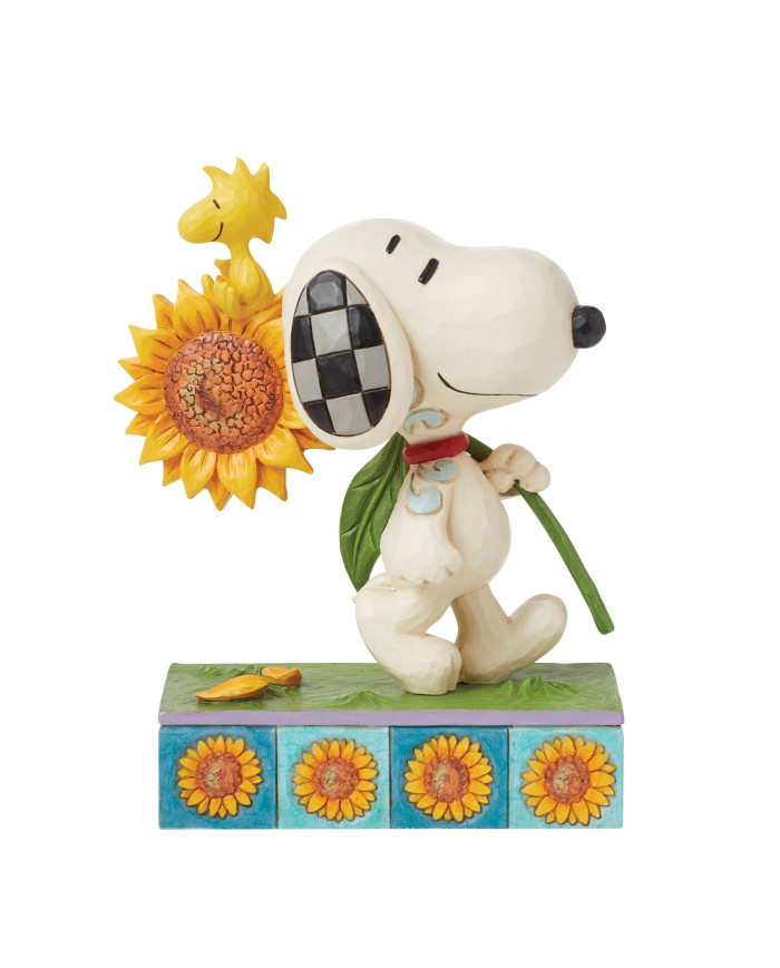 Peanuts by Jim Shore - Figurine Snoopy et Woodstock Tournesol