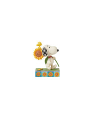 Peanuts by Jim Shore - Figurine Snoopy et Woodstock Tournesol
