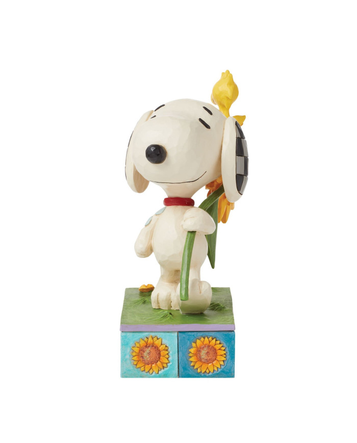 Peanuts by Jim Shore - Figurine Snoopy et Woodstock Tournesol