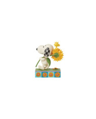 Peanuts by Jim Shore - Figurine Snoopy et Woodstock Tournesol