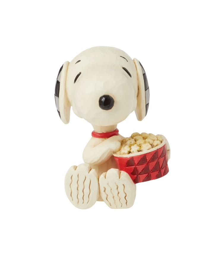 Peanuts by Jim Shore - Mini Figurine Snoopy avec du Popcorn