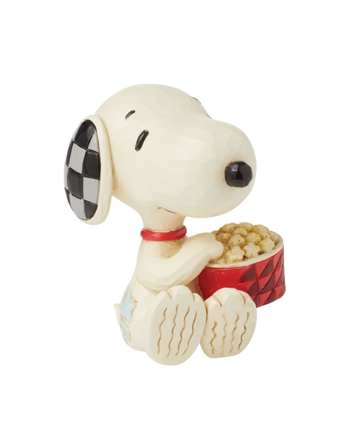 Peanuts by Jim Shore - Mini Figurine Snoopy avec du Popcorn