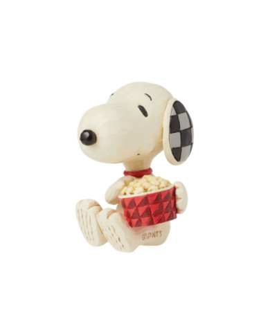 Peanuts by Jim Shore - Mini Figurine Snoopy avec du Popcorn