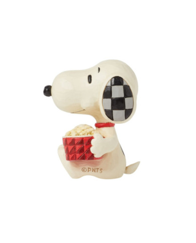 Peanuts by Jim Shore - Mini Figurine Snoopy avec du Popcorn