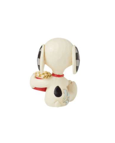 Peanuts by Jim Shore - Mini Figurine Snoopy avec du Popcorn