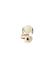 Peanuts by Jim Shore - Mini Figurine Snoopy avec du Popcorn