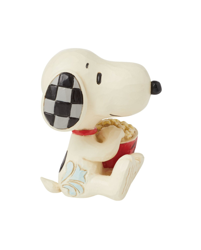 Peanuts by Jim Shore - Mini Figurine Snoopy avec du Popcorn