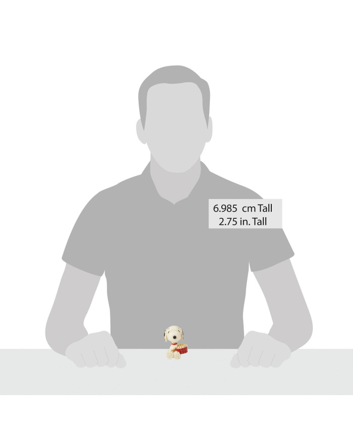 Peanuts by Jim Shore - Mini Figurine Snoopy avec du Popcorn