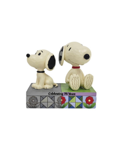 Peanuts by Jim Shore - Figurine Snoopy Années 50 vs Maintenant