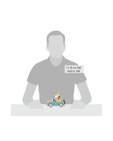 Peanuts by Jim Shore - Figurine Snoopy et Woodstock Voiture Vacances