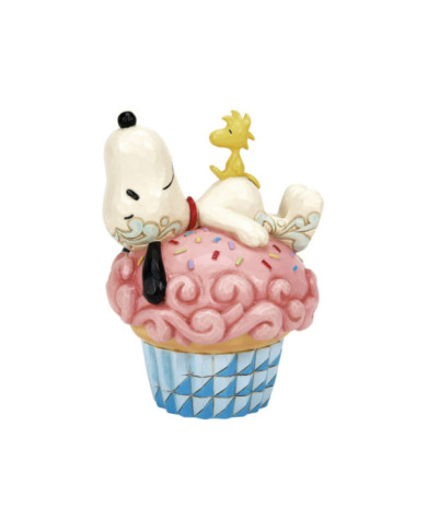 Peanuts by Jim Shore - Figurine Snoopy et Woodstock Cupcake