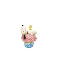 Peanuts by Jim Shore - Figurine Snoopy et Woodstock Cupcake