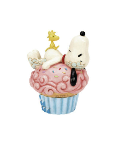 Peanuts by Jim Shore - Figurine Snoopy et Woodstock Cupcake