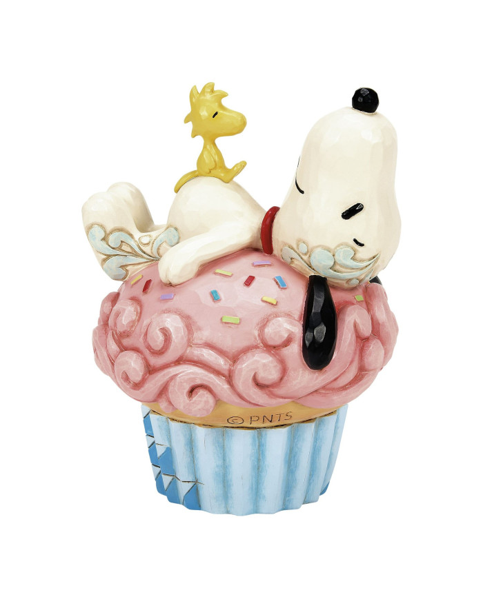 Peanuts by Jim Shore - Figurine Snoopy et Woodstock Cupcake