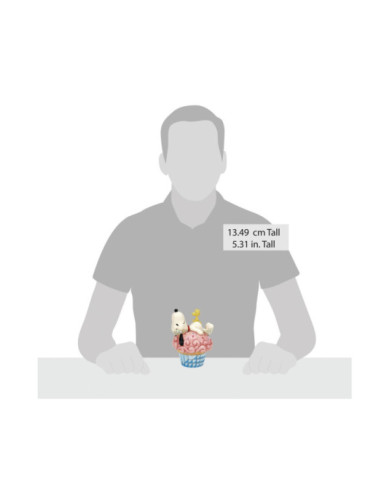 Peanuts by Jim Shore - Figurine Snoopy et Woodstock Cupcake