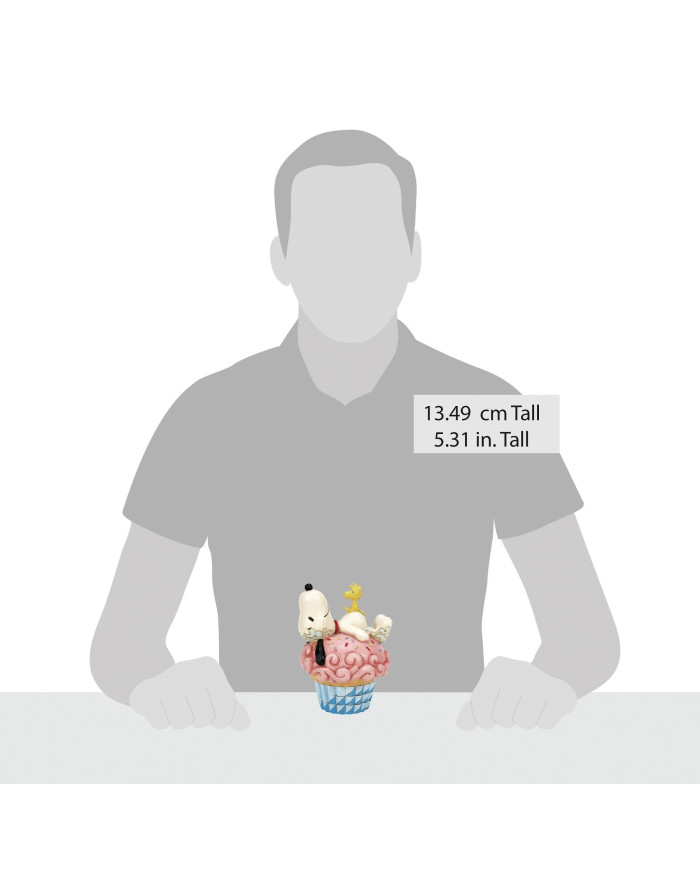 Peanuts by Jim Shore - Figurine Snoopy et Woodstock Cupcake