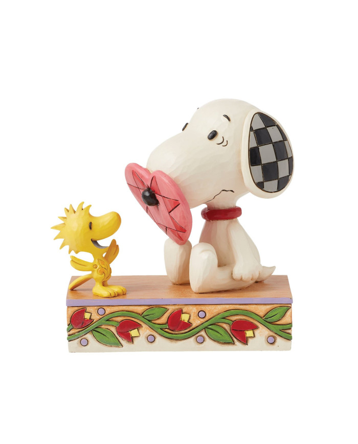 Peanuts by Jim Shore - Figurine Snoopy et Woodstock Cur