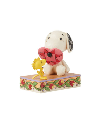 Peanuts by Jim Shore - Figurine Snoopy et Woodstock Cur