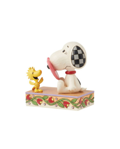 Peanuts by Jim Shore - Figurine Snoopy et Woodstock Cur
