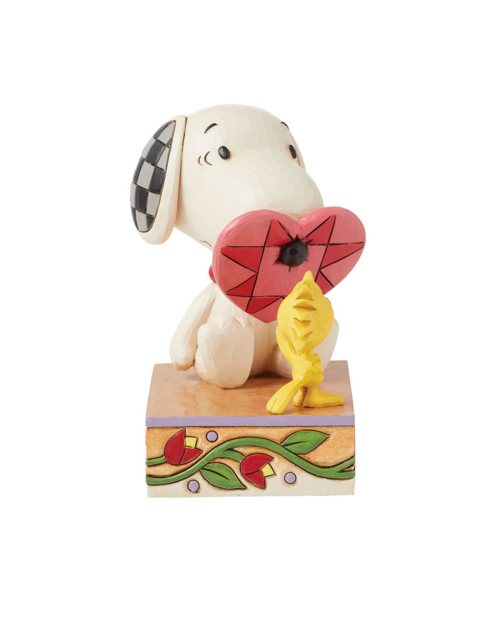 Peanuts by Jim Shore - Figurine Snoopy et Woodstock Cur