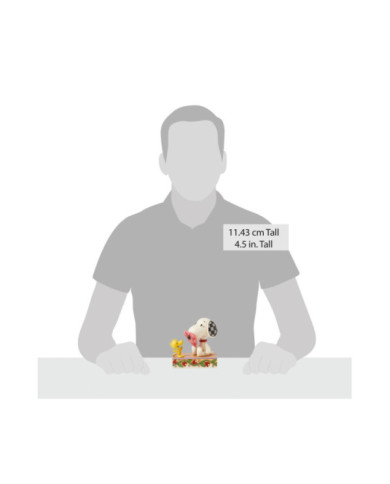 Peanuts by Jim Shore - Figurine Snoopy et Woodstock Cur