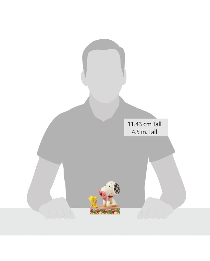 Peanuts by Jim Shore - Figurine Snoopy et Woodstock Cur